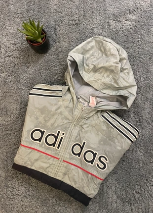 Veste Trackjacket Full zip adidas vintage gris et bleu 2000s, brand: adidas, condition: Very good, size: S, €20.00, €21.70 includes Buyer Protection