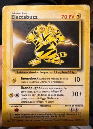 Electabuzz 20/102, marke: Pokémon, zustand: Zufriedenstellend, 3,00 €, 3,85 € inklusive Vinted-Käuferschutz