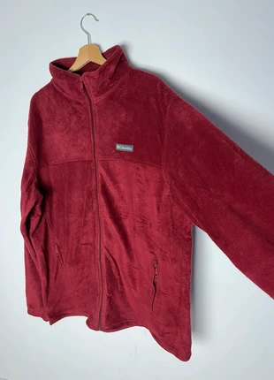 Polaire zippée Columbia | rouge logo gris | taille XL, merk: Columbia, staat: Heel goed, maat: XL, € 29,00, € 31,15 inclusief Kopersbescherming