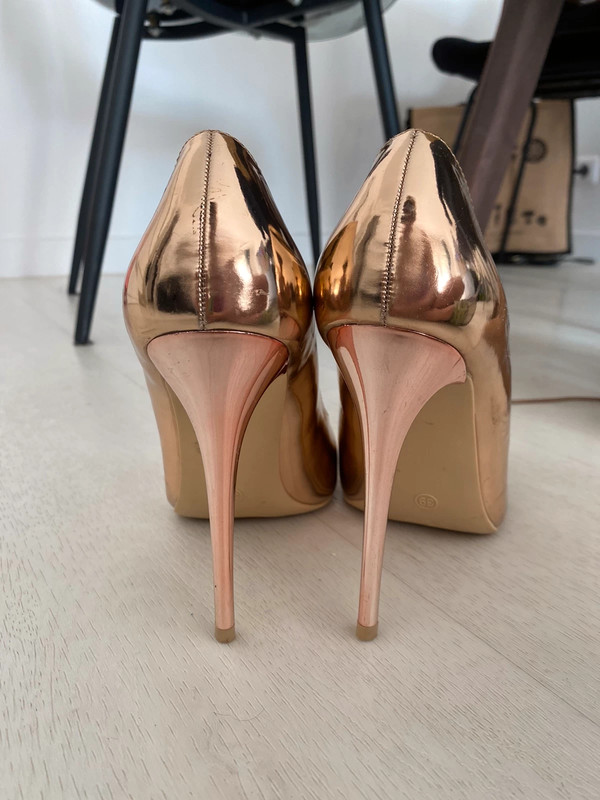 Escarpin rose discount gold