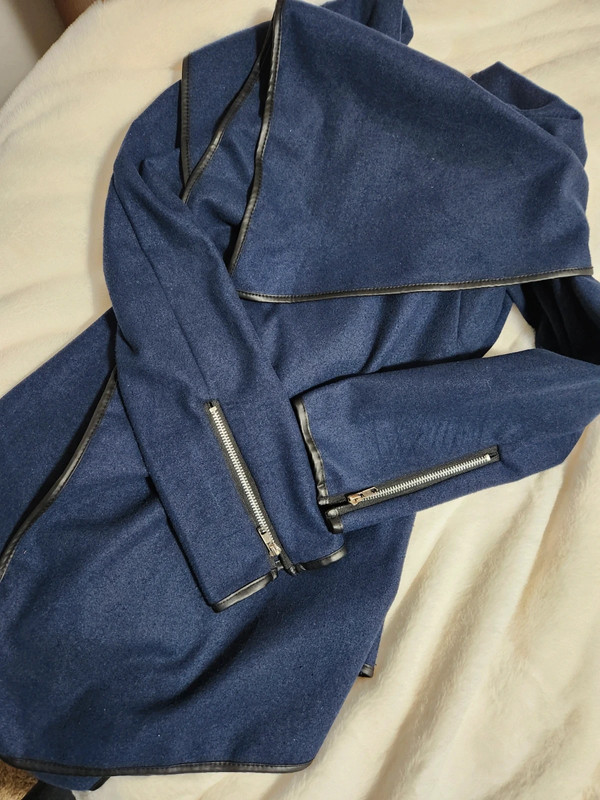 Blue Spring/ Fall Coat, Size S 4