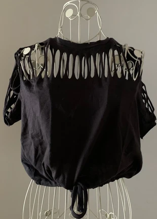 Top cinza, estado: Muito bom, tamanho: M / 38 / 10, €6.00, €7.00 inclui Proteção do Comprador