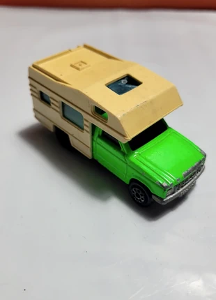 Miniature Vintage Camping Car Majorette - Vert Fluo & Crème - Référence 278, marque: Majorette, état: Très bon état, taille: Prématuré, jusqu'à 44cm, 2,30 €, 3,12 € Protection acheteurs incluse