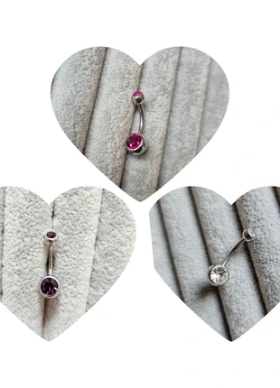 3 piercings nombril double strass Fushia foncé violet blanc 🌸 NEUF en acier chirurgical, marke: piercings neufs, zustand: Sehr gut, 12,00 €, 13,30 € inklusive Vinted-Käuferschutz