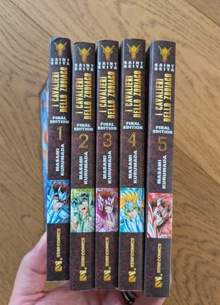 Cavalieri dello Zodiaco - Final edition (volumi 1-5), staat: Als nieuw, € 25,00, € 26,95 inclusief Kopersbescherming