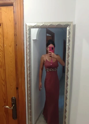 Vestido largo de invitada rosa palo tintoretto, marca: Tintoretto, estado: Nuevo sin etiquetas, tamaño: S / 36 / 8, 30,00 €, 32,20 € Protección al comprador incluida