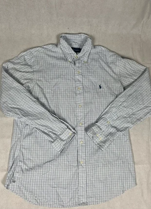 Chemise Ralph Lauren à carreaux bleu/blanche taille L, brand: Ralph Lauren, condition: Very good, size: L, €23.00, €24.85 includes Buyer Protection