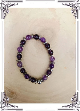 Bracelet en pierre naturelle – Améthyste, marke: creadolce, zustand: Sehr gut, 8,90 €, 10,05 € inklusive Vinted-Käuferschutz