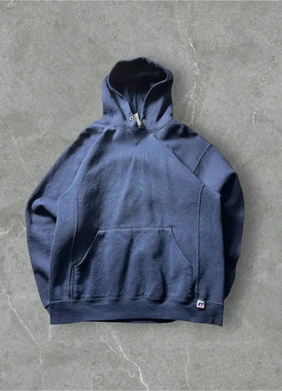 Hoodie / Pull à capuche Russel Athletic USA vintage marine – Taille M Oversize (Unisexe), merk: Russel Athletic, staat: Heel goed, maat: M, € 27,00, € 29,05 inclusief Kopersbescherming Pro