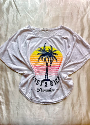 y2k retro indie boho white baggy summer shirt, marca: y2k, estado: Nuevo sin etiquetas, tamaño: S / 36 / 8, 5,00 €, 5,95 € Protección al comprador incluida