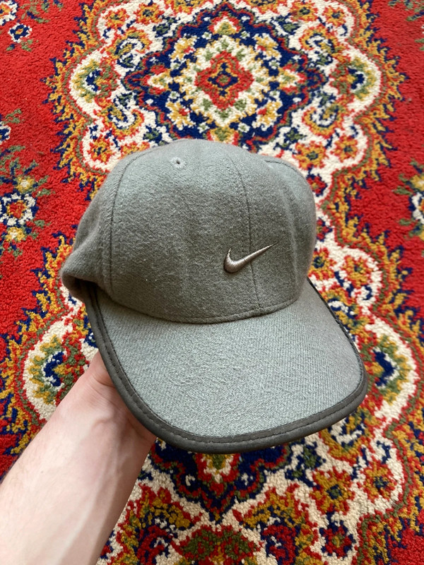 Vintage Nike woolen gray baseball hat 90s 00s | Vinted