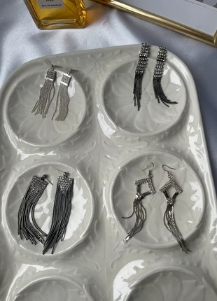 Boucles d’oreilles longues pinceaux , staat: Heel goed, € 15,00, € 16,45 inclusief Kopersbescherming Pro