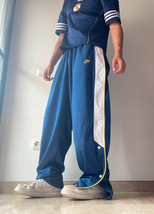 Nike swoosh premium limited edition cotton track pants baggy drip triple blue vintage one stripe y2k, marque: Nike, état: Très bon état, taille: XXL, 42,00 €, 44,80 € Protection acheteurs incluse