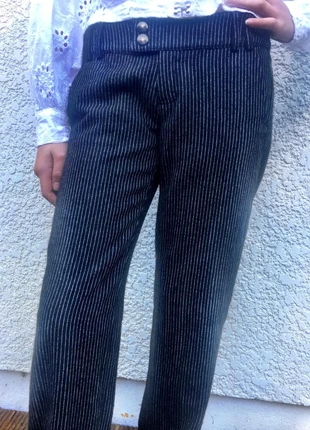 Pantalons habillé en laine à rayures fines ~ Vintage , brand: Vintage, condition: Very good, size: XS / 34 / 6, €12.00, €13.30 includes Buyer Protection