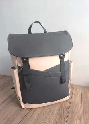 Sac à dos beige en similicuir waterproof - Envoi rapide, brand: Tendance, condition: New without tags, €32.50, €34.83 includes Buyer Protection Pro
