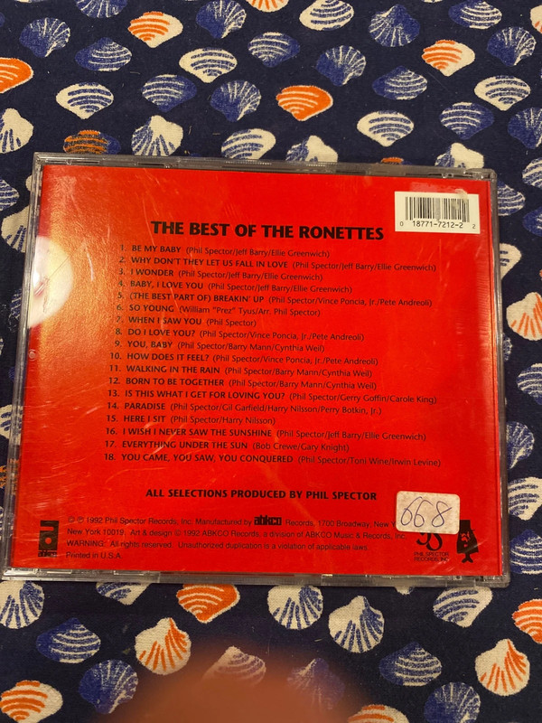 The ronettes -best of 5