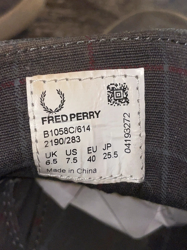 Scarpe alte Fred Perry