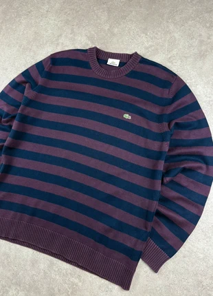 Pull Col Rond Lacoste Bleu Marine/Bordeaux #25, marque: Lacoste, état: Très bon état, taille: XL, 35,00 €, 37,45 € Protection acheteurs (Pro) incluse