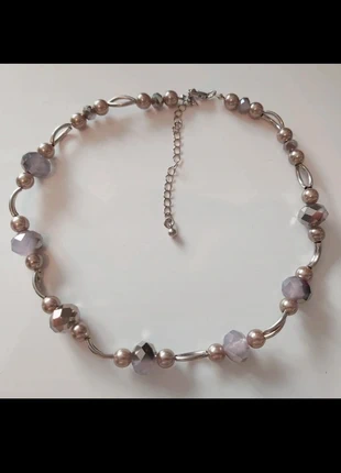High Street Lovely Metallic Mixed Beads Collar Necklace - Stylish Statement Jewelry, brand: Lovely, condition: Very good, £4.50, £5.43 includes Buyer Protection