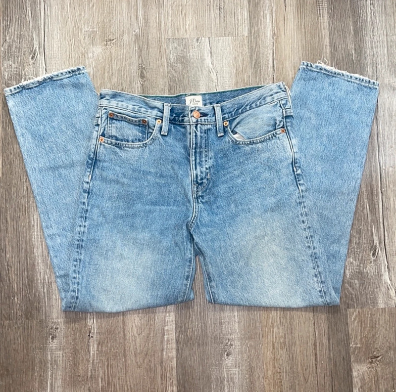 J.Crew Denim Slouchy Boyfriend Straight Leg Jeans 4