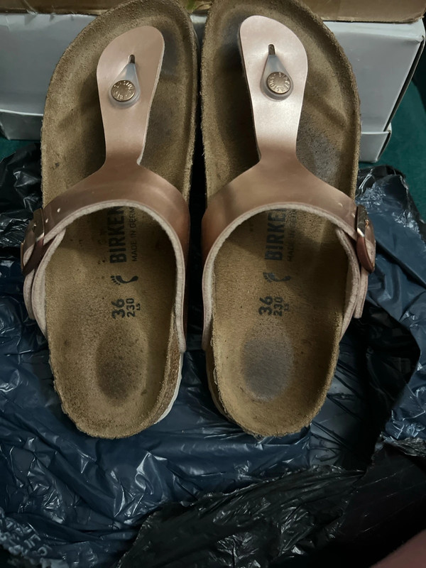 Chaussures birkenstock rose gold taille 36 très bon état 2