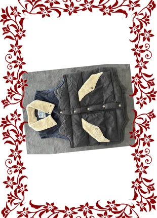 Doudoune sans manches Ocean Pacific bleue col sherpa – Taille M, marque: Ocean Pacific, état: Bon état, taille: M / 38 / 10, 10,00 €, 11,20 € Protection acheteurs incluse