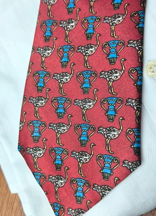 Cravate vintage motif autruche, marque: Vintage Dressing, état: Bon état, 3,00 €, 3,85 € Protection acheteurs incluse