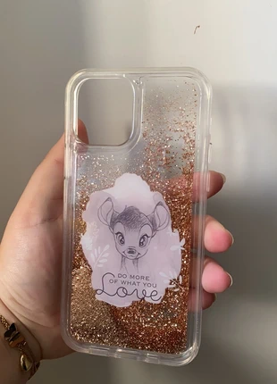Glitter Bambi iPhone 12 hoesje, merk: Primark, staat: Nieuw zonder prijskaartje, € 1,50, € 2,28 inclusief Kopersbescherming