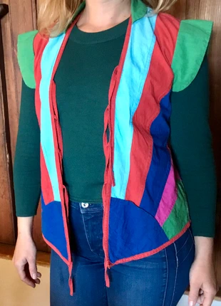 Veston manches très courtes, merk: Vintage, staat: Heel goed, maat: M / 38 / 10, € 15,00, € 16,45 inclusief Kopersbescherming