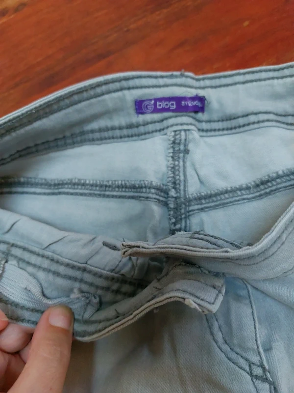 2 jeans taille haute - photo numéro 5