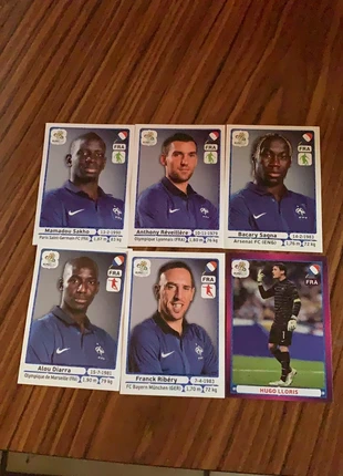 6 Stickers Panini Euro 2012:Lot France, marque: Panini, état: Très bon état, 3,00 €, 3,85 € Protection acheteurs incluse