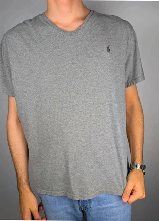 T-shirt Ralph Lauren Col rond Crewneck uni minimaliste old money Gris L, marque: Ralph Lauren, état: Très bon état, taille: L, 10,00 €, 11,20 € Protection acheteurs (Pro) incluse