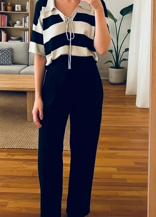 🍁 Pull marinière Kiabi manches courtes – le marin qui a troqué son bateau pour une raclette 🍂, brand: Kiabi, condition: Very good, size: L / 40 / 12, €6.00, €7.00 includes Buyer Protection