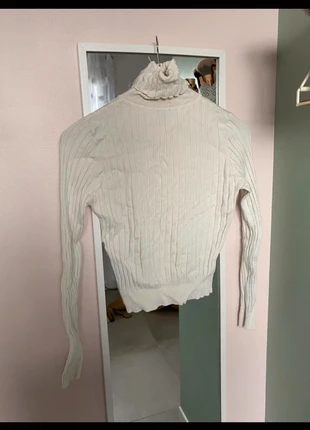 Pull col roulé cotele zara blanc , marca: Zara, estado: Muy bueno, tamaño: M / 38 / 10, 5,00 €, 5,95 € Protección al comprador incluida