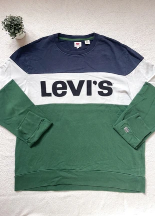 Levi’s Men’s Colorblock Sweatshirt – Size XXL, Green Blue White Logo Crewneck, marque: Levi's, état: Très bon état, taille: XXL, 15,00 €, 16,45 € Protection acheteurs incluse