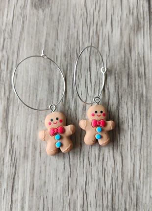 Boucles d'oreilles Petit bonhomme pain d' épices, marque: vaiana boutique, état: Très bon état, 5,00 €, 5,95 € Protection acheteurs (Pro) incluse