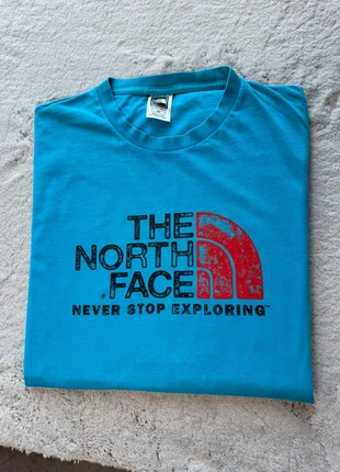 T-shirt The North Face bleu logo rouge (authentique, taille S), marca: The North Face, estado: Muy bueno, tamaño: S, 10,00 €, 11,20 € Protección al comprador incluida