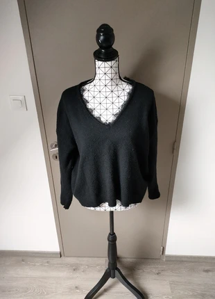 Pull noir dentelle taille 36 , marca: Boutique indépendante, estado: Muy bueno, tamaño: S / 36 / 8, 7,00 €, 8,05 € Protección al comprador incluida