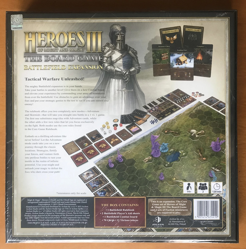 Heroes of Might and Magic III The Board Game: Battlefield - Nuovo Sigillato - New Sealed 2