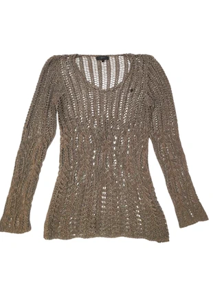 Maglia traforata lurex bronzo y2k Kocca aesthetic trend soft grunge, marca: Kocca, estado: Muy bueno, tamaño: S / 36 / 8, 20,00 €, 21,70 € Protección al comprador incluida
