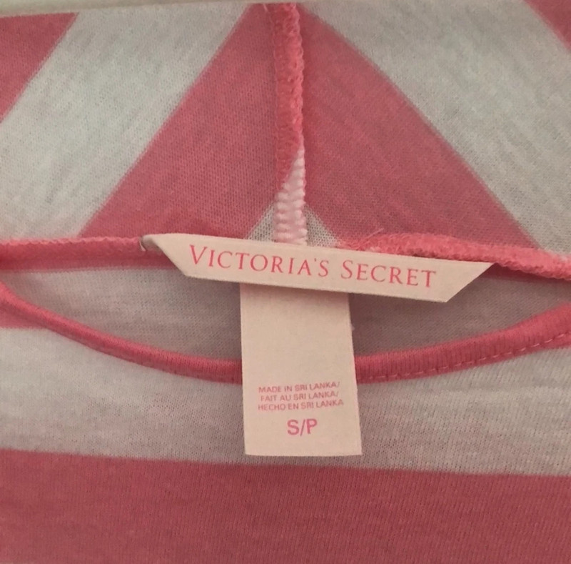 Victoria’s Secret Oversized Striped Top size SP 5