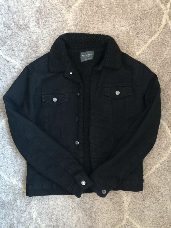 Primark denim 2025 jacket black