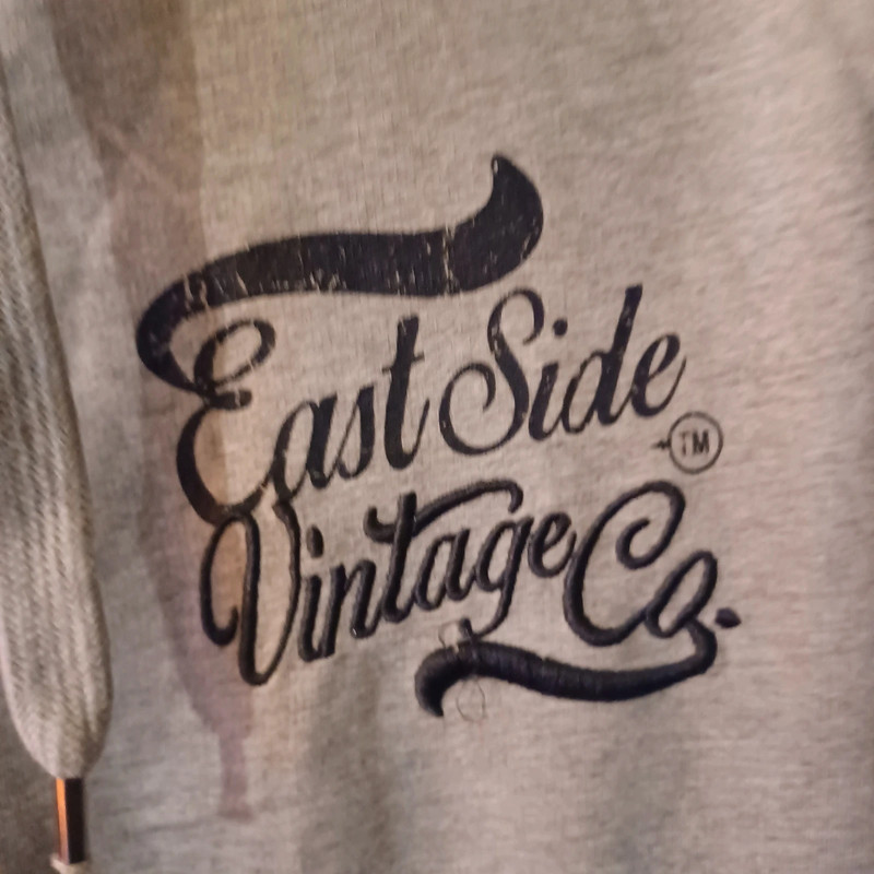 Livergy East grey, in | up Vinted zip vintage Side hoodie xxl