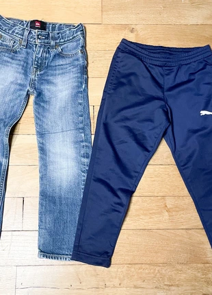 Lot Pantalon en jean Quicksilver et Puma, marke: Quicksilver, zustand: Sehr gut, größe: 6 Jahre / 116, 6,50 €, 7,53 € inklusive Vinted-Käuferschutz
