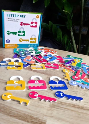 Wooden Letter Key Educational Toy Set Educational Learning, brand: Unbranded, condition: Very good, size: One size, £7.99, £8.93 includes Buyer Protection Pro