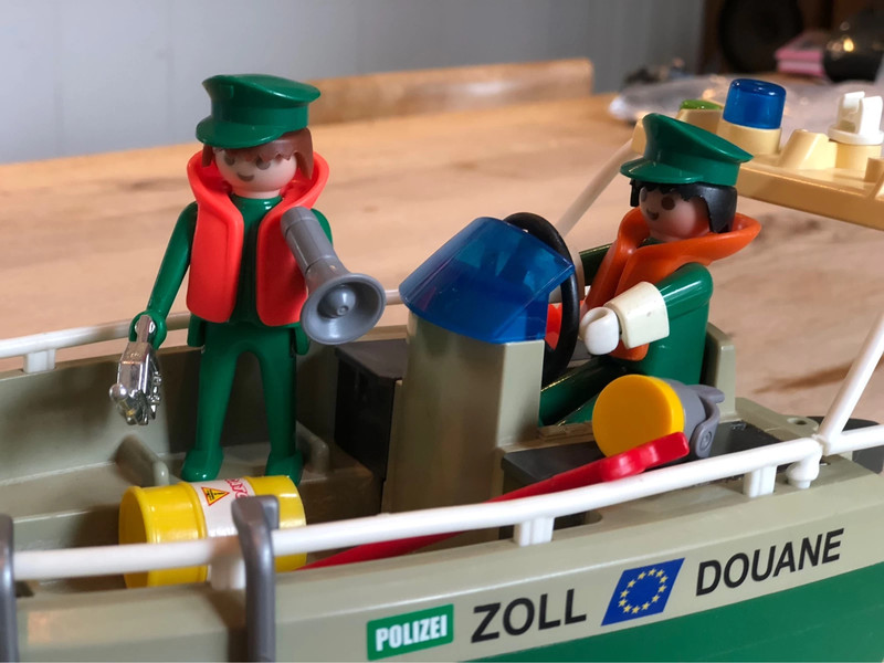 Playmobil - Douaniers et bateau - 4471