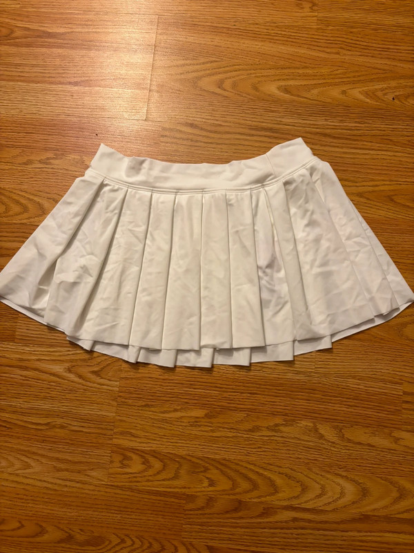 White Tennis Skirt 1