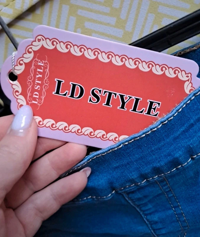 Short en jean taille basse taille XL - photo numéro 7