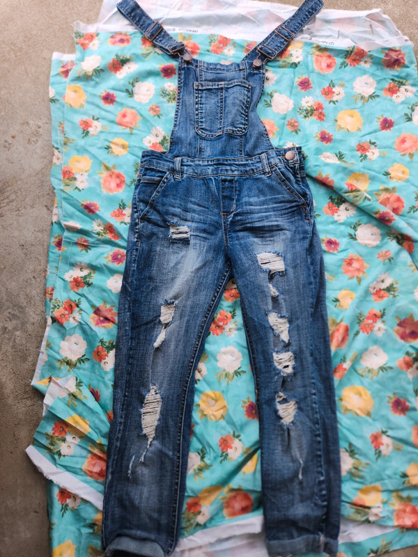 Dollhouse jean overalls 1