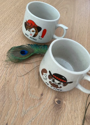 Tasses à café vintage en grès , merk: Vintage, staat: Heel goed, € 8,00, € 9,10 inclusief Kopersbescherming